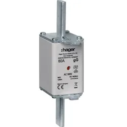 Hager NH-Sicherung NH2C gG 500V 80A K-Melder
