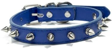 Uplift Treasures Leather Spiked Pet Collar Necklace 8 14.57 0.59 In