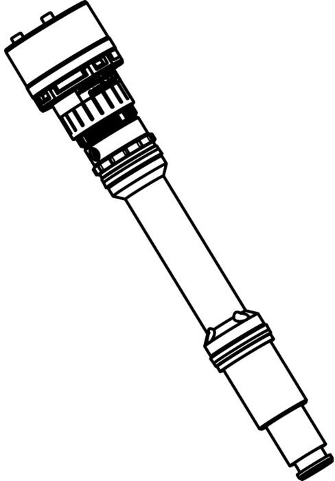 Hansgrohe Absperreinheit inkl.Umsteller 92220000 Axor Starck Organic BW-TH bdst.vc