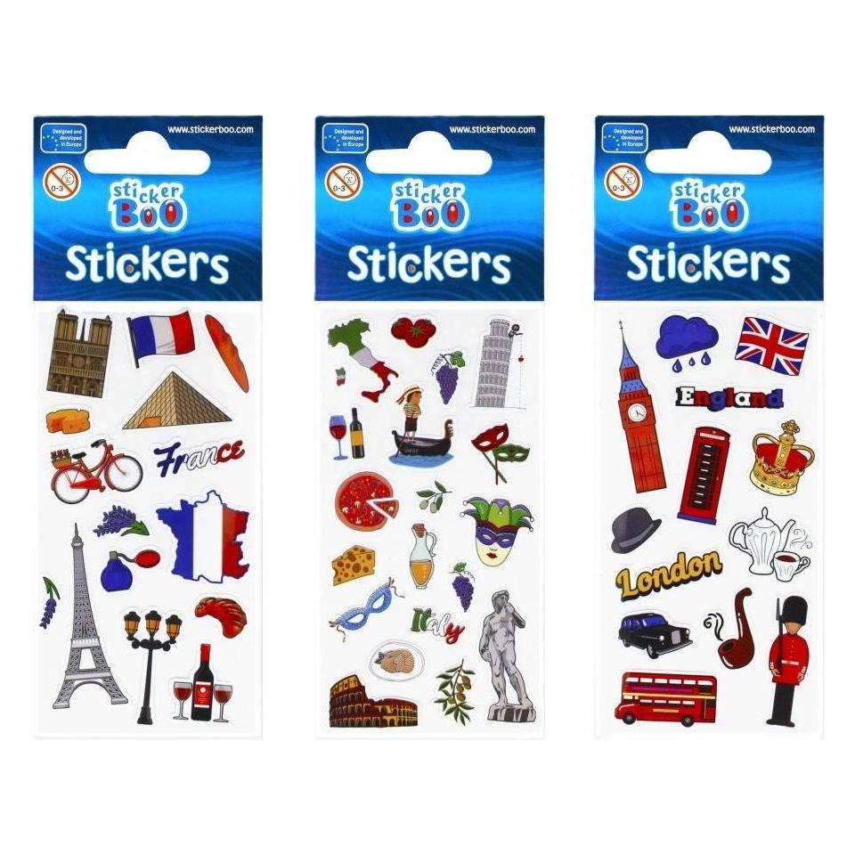 Sticker Boo Aufkleber BOO Europe Mix-Aufkleber (1 Sticker) (48987680)