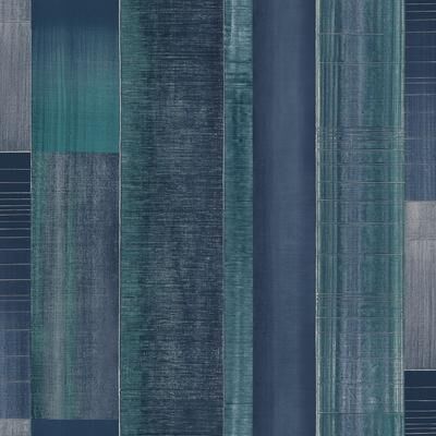 Galerie Wallcoverings TexStyle Collection Agen Stripe Non-woven Metallic Wallpaper Roll
