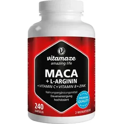 Maca 4:1 Hochdosiert + L-Arginin 240 ST
