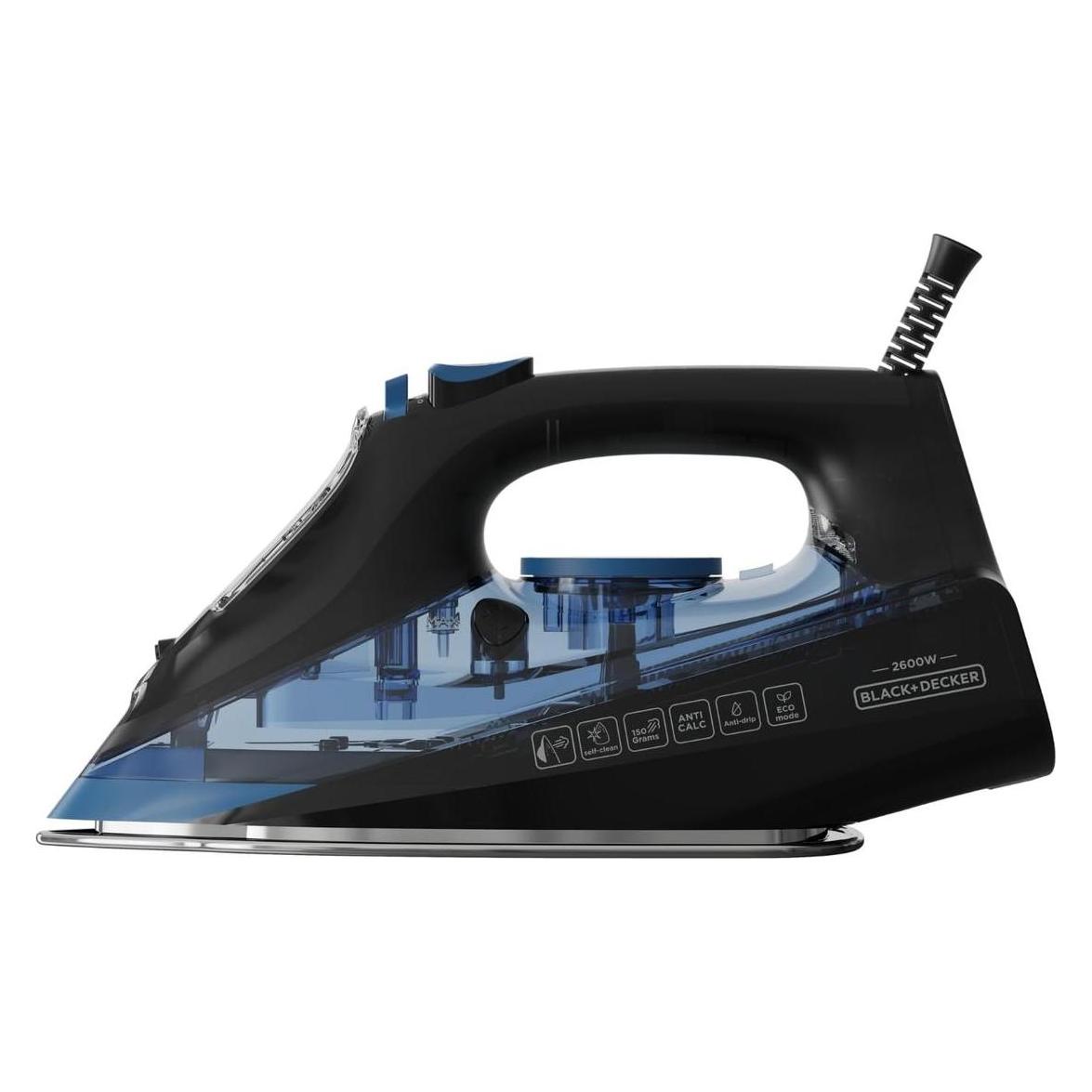 Black & Decker Black+Decker Dampfbügeleisen BXIR2606E (2600 W, 150 g/min) (ES9180280B)