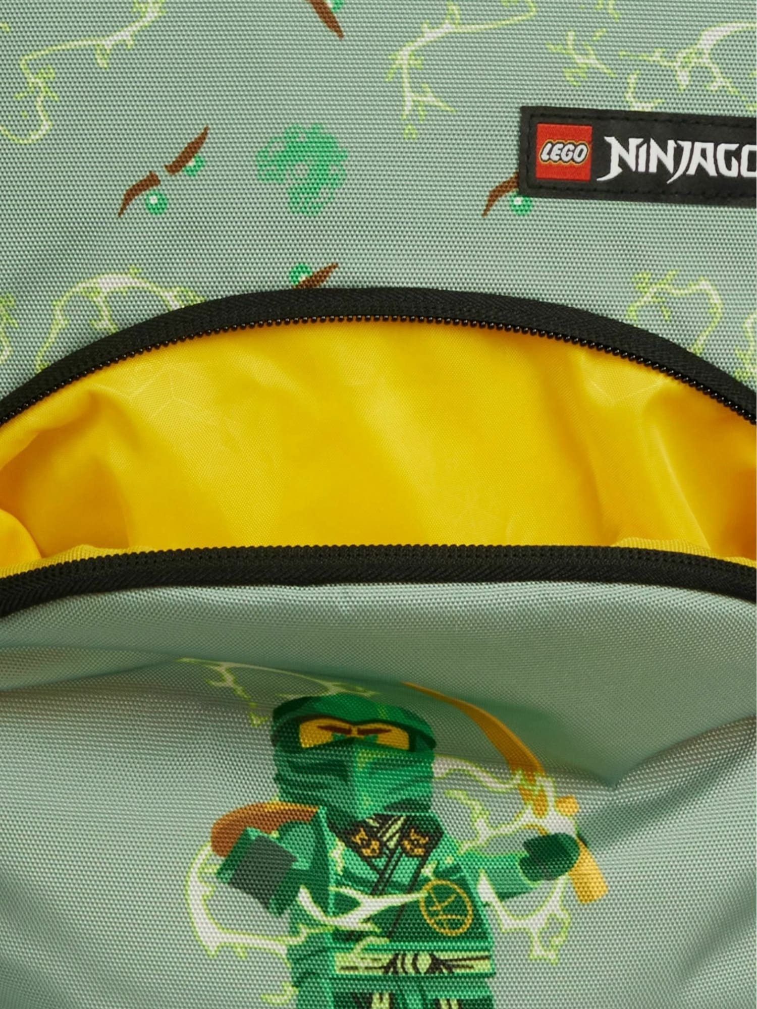 Handtasche LEGO "LEGO Bag FlexiFit", Kinder, Gr. onesize, grün, Obermaterial: 100% Polyester, Taschen Handtasche