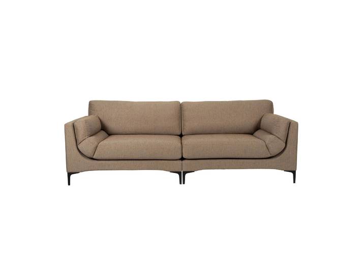 3-Sitzer Loungesofa Zuiver Balcony , 256 x 99 cm, Braun, Neu, Eleganz & Komfort - Ideal für entspannte Stunden