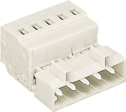 WAGO Buchsengehäuse-Kabel 721 Polzahl Gesamt 5 Rastermaß: 5mm 721-605 1St.
