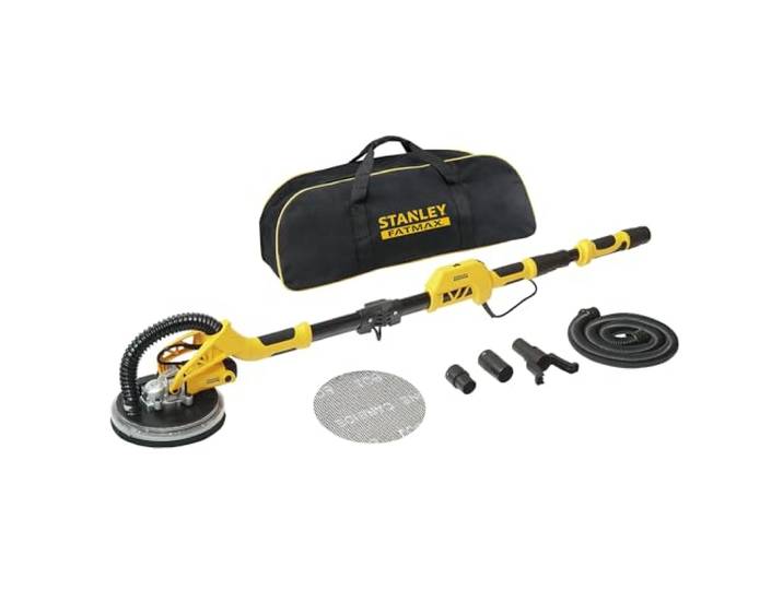 Stanley SFMEE500S-QS Lijadora de Panel Yeso 750W,Zwart/Geel