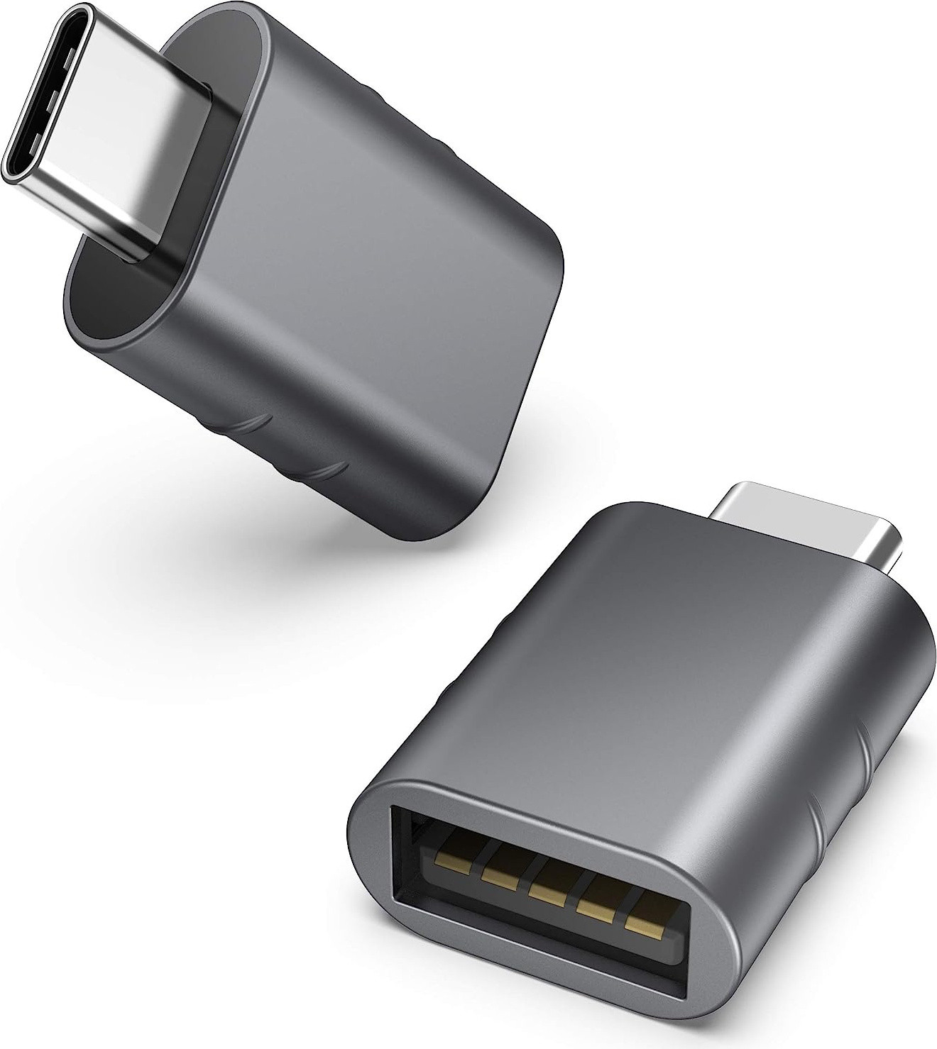 INF USB 3.2 naar USB-C OTG-adapter 10 Gbps Grijs