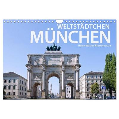 Weltstädtchen München (Wandkalender 2027 DIN A4 quer), CALVENDO Monatskalender