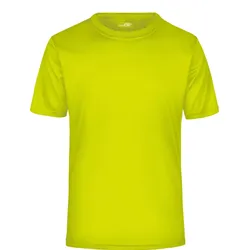 James & Nicholson Herren Jersey Sport Shirt T-Shirt JN358 acid yellow S