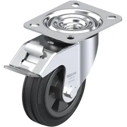 Blickle, Möbelrollen, 289207 LE-VPP 100R-FI Lenkrolle mit Feststeller Rad-Durchmesser 100 mm