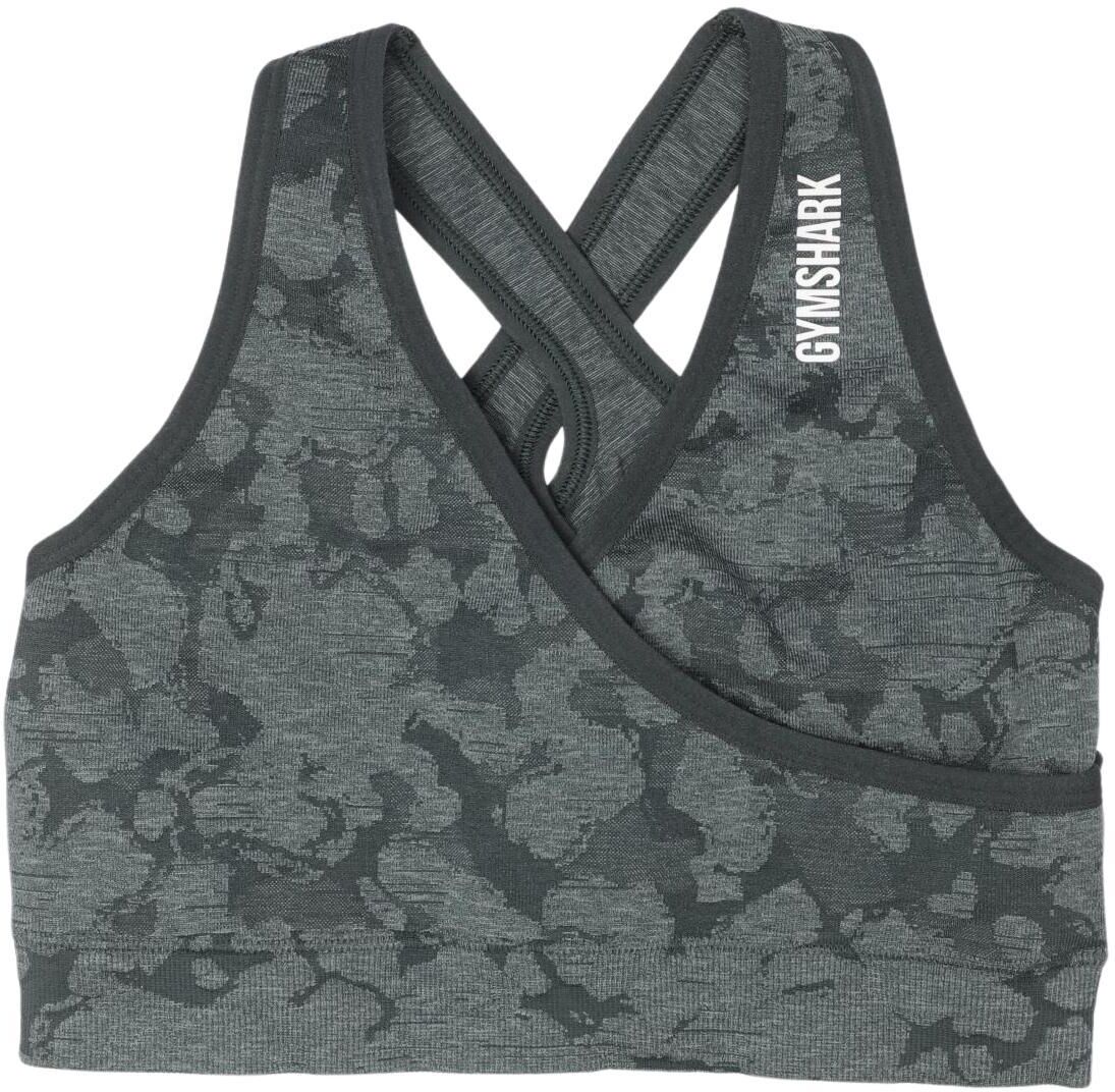 Gymshark Damen Top, Grau, Gr. S, Elasthan / Synthetik - Second Hand