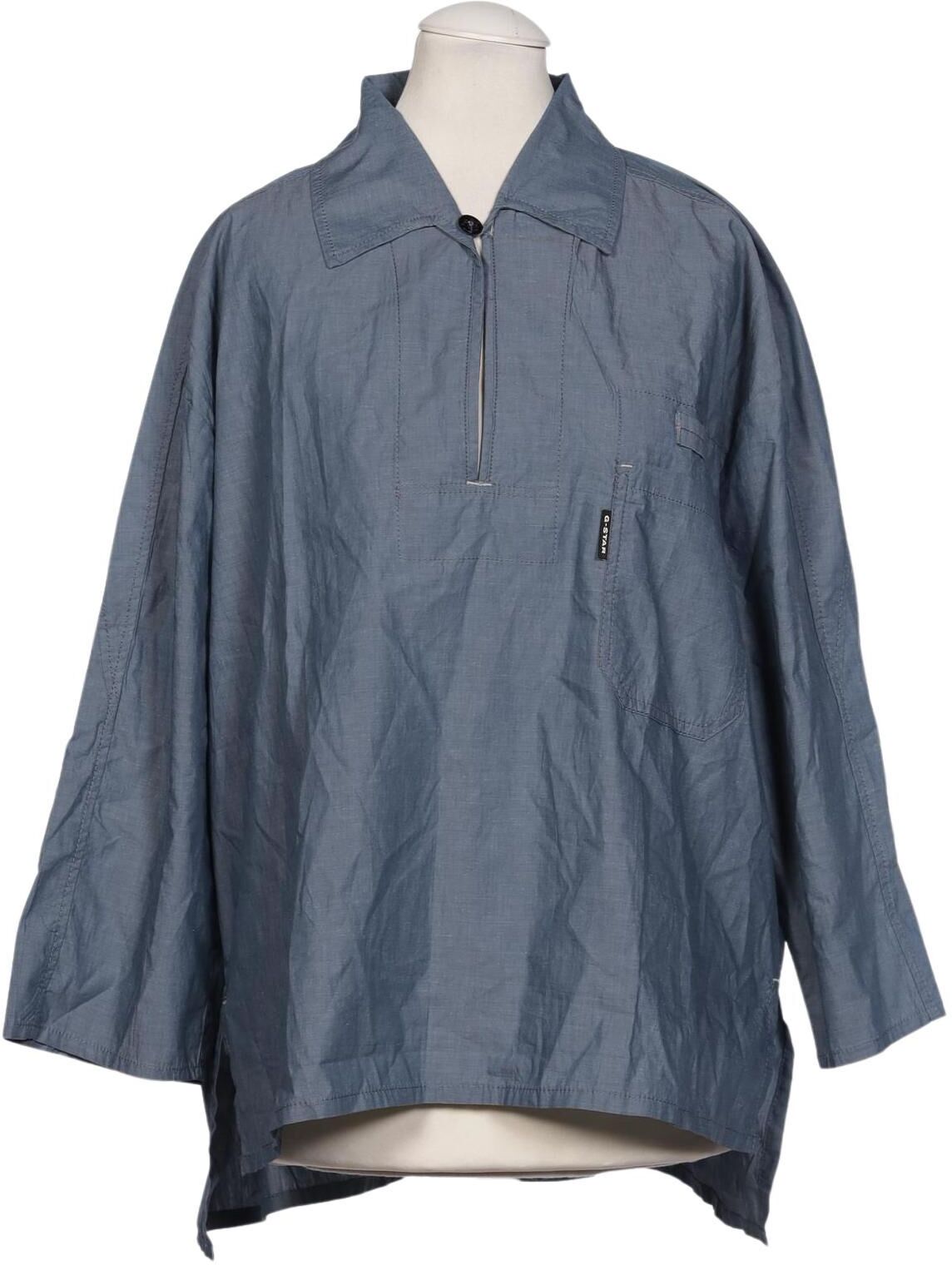 G Star RAW Damen Bluse, Blau, Gr. XS, Baumwolle - Second Hand