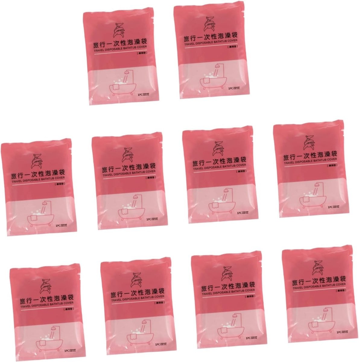 Badhoes Set - 10 stuks - Wegwerp Hoezen - Wit