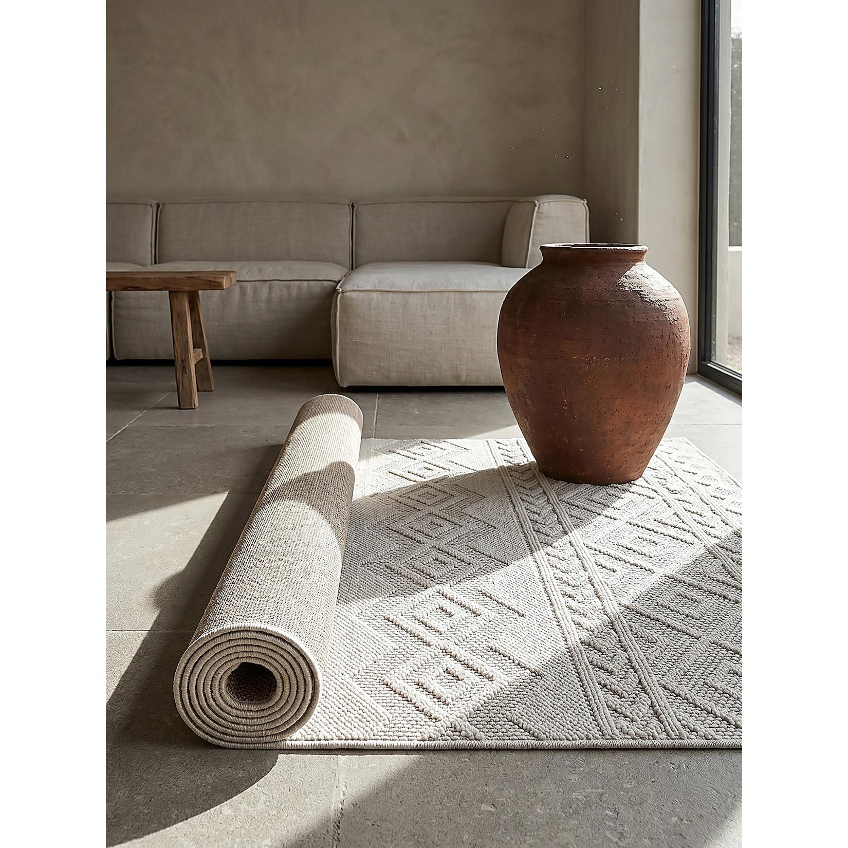 Läufer Polypropylen Creme 80x150 cm - STURA Kadima Design