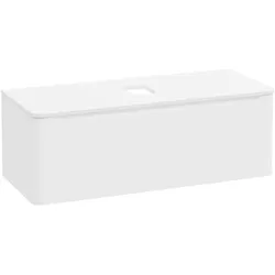 VitrA New Integra Round Waschtischunterschrank für Aufsatzwaschtisch mit 1 Weiß Matt,70060 70060