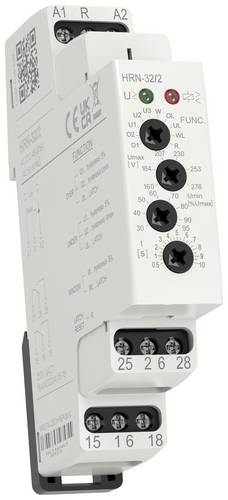 RO/SE LM-Heizungen Überwachungsrelais 48, 48 - 276, 276 V/AC, V/DC 1 Wechsler HRN-32/2 1St.
