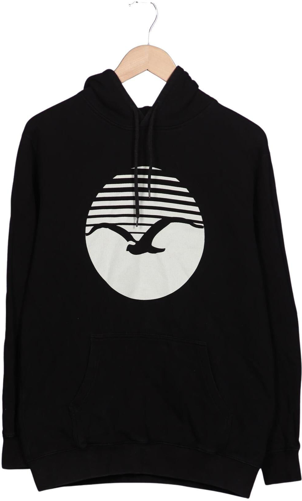 Cleptomanicx Herren Kapuzenpullover, Schwarz, Gr. S, Baumwolle - Second Hand