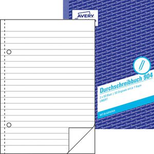 Zweckform Avery  904 Durchschreibebuch A5