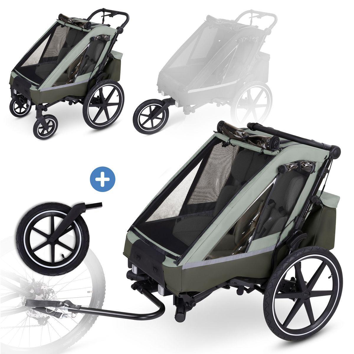 ABC Design 3in1 Fahrradanhänger & Kinderwagen Tour