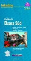Esterbauer - Radkarte Elsass Süd, Colmar, Mulhouse, Basel. Oberrhein, Sundgau, Vogesen, 1:75.000, GPS-tauglich, wasserfest/reißfest - Preis vom 09.10.2026 07:28:09 h