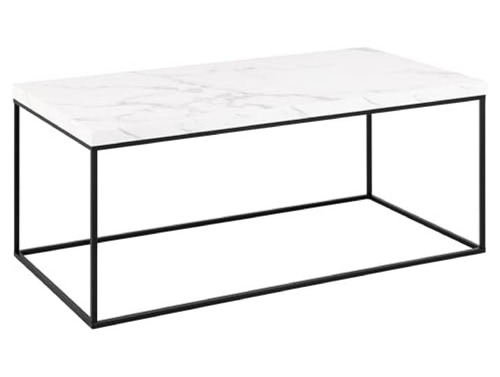 möbelando Couchtisch >Barossa< in Weiss, MDF - 110x45x55cm (BxHxT)