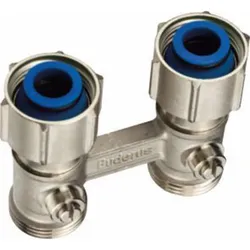 Buderus Logafix Hahnblock Eck G 3/4'' x G 3/4'' AG VPE 40 Stück