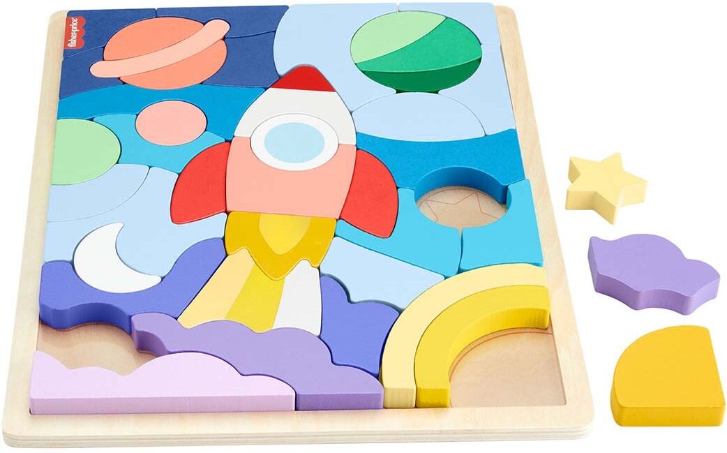 Fisher-Price Puzzle madera espacio .