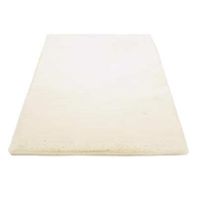Hochflor-Teppich OCI DIE TEPPICHMARKE "ALISSA, Fell Haptik", beige (creme), B:140cm H:38mm L:200cm, Polyester, Teppiche, Kuschelig softer weicher Flor, Kaninchen Fell Haptik, getuftet