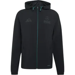 adidas Mercedes - AMG Petronas Formel 1 Team Lights Out Vis Tech Sweatjacke Herren KT1949 - black/semi mint rush XXL