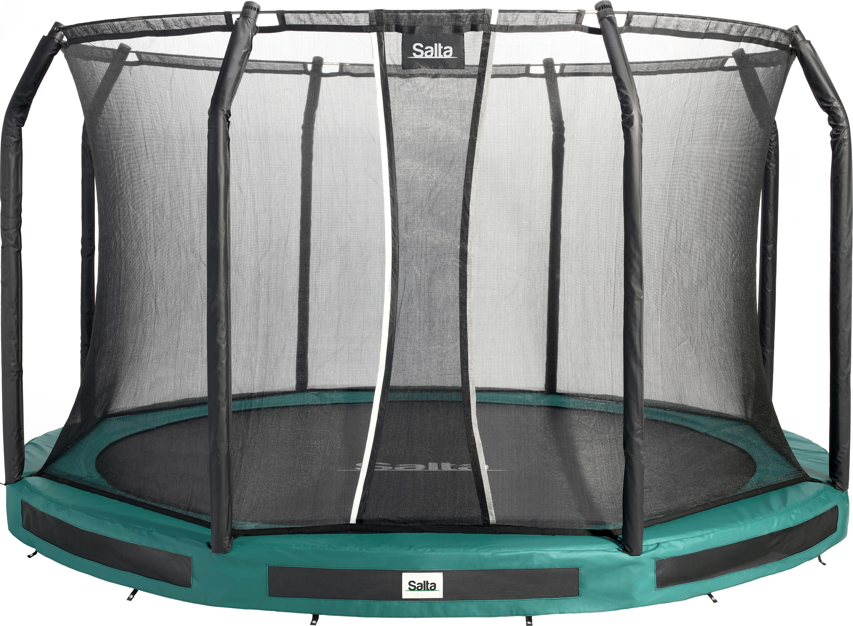 Salta Trampoline Premium Ground Combo 427 cm green
