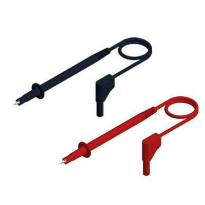 Hirschmann Test & Measurement PL 2600 S W SET Sicherheits-Messleitungs-Set Lamellenstecker 4 mm Prüfspitze 1.00 m Schwarz, Rot 1 St.