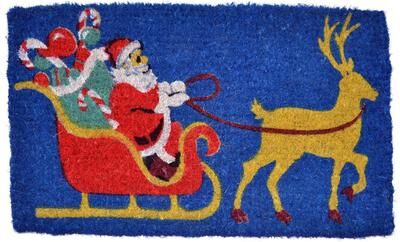 Imports Decor Santa Claus Coir Doormat - Door Mat