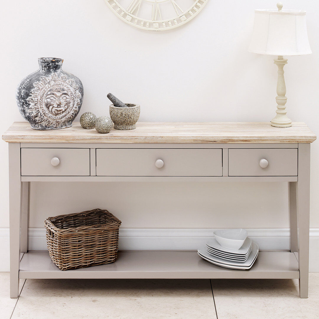 Three Posts Bayou 143cm Console Table Truffle 76cm H X 143cm W X 34cm D