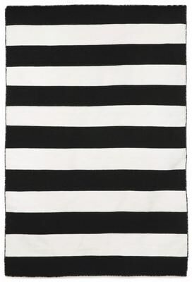 Liora Manne Lush Decor Sorrento Rugby Stripe Indoor/Outdoor Rug