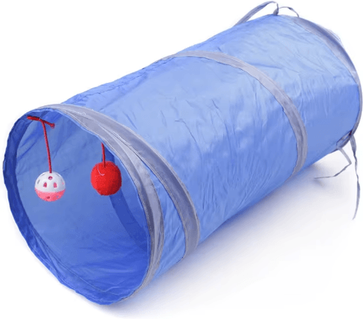 Inspire Picks Rainbow Hide Collapsible Cat Tunnel Toy For Indoor Cats a2