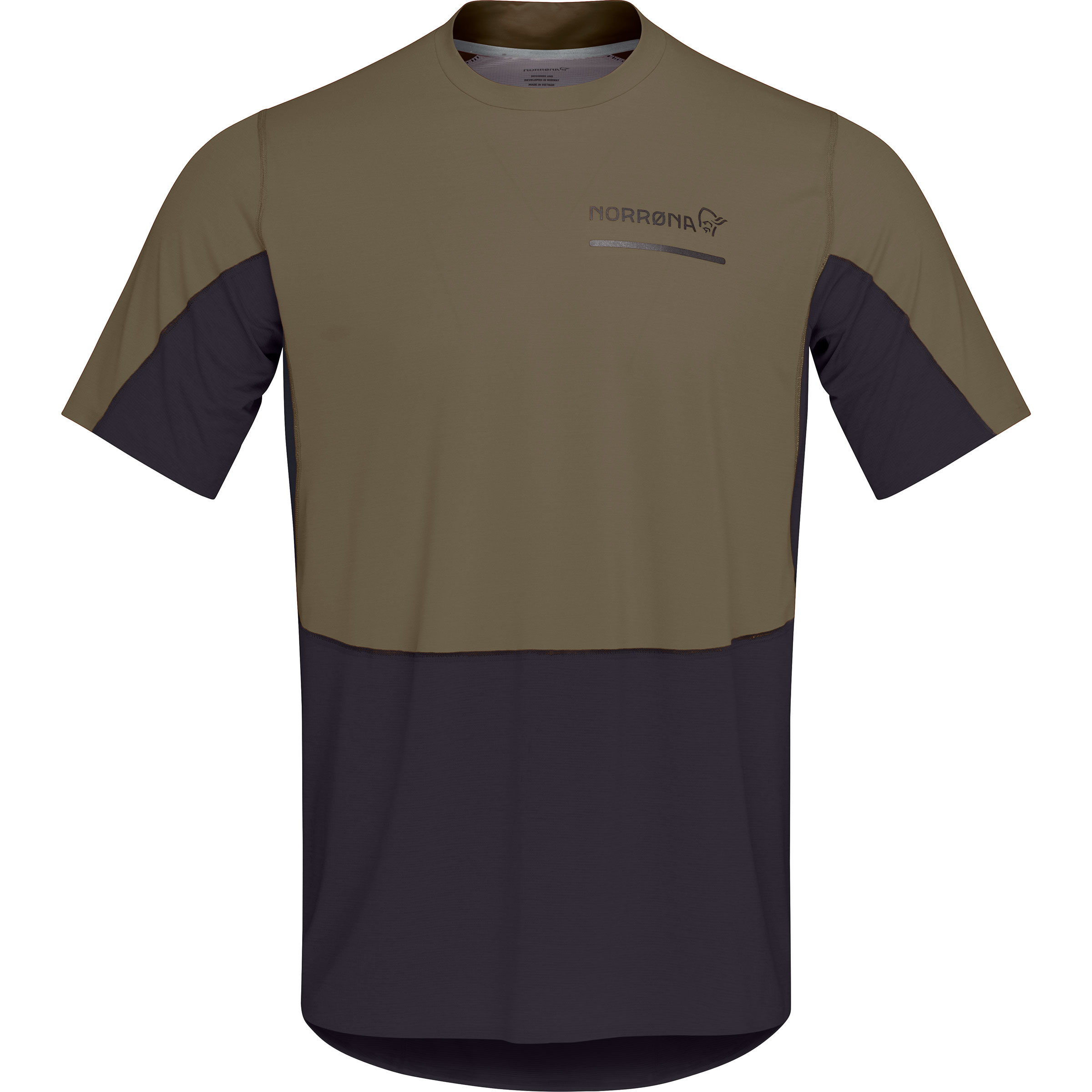 Norrona Senja Equaliser Lightweight Herren Laufshirts oliv Größe L Laufen | Trailrunning Atmungsaktiv