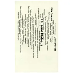 Tausend Plateaus, Fachbücher von Felix Guattari, Gilles, Guattari Felix, Gilles Deleuze