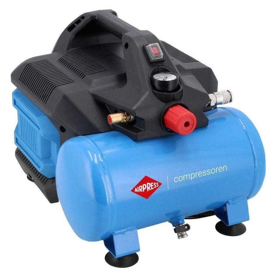 Airpress 36578 LMO 6-126 Geräuscharmer Kompressor 230V 8 Bar 1HP (6 l, 8 Bar) (36578)