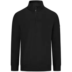 Zip-Sweatshirt "KALLE" - S - schwarz