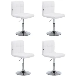 CLP 4er Set Lounger Palma V2   Farbe: weiß