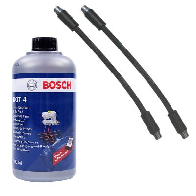 Bestprice 2x Bremsschlauch vorne + 500ml Bremsflüssigkeit [Hersteller-Nr. 31294164] für VW, Skoda, Audi