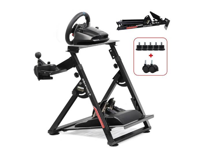 GTPLAYER Lenkradständer Lenkrad Gaming Wheel Stand für Logitech Controller (Neigungsverstellbares Gestell PS4 Xbox PC PS5)