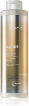 Joico Blonde Life Brightening Shampoo champô iluminador com efeito nutritivo 1000 ml. Blonde Life Brightening Shampoo