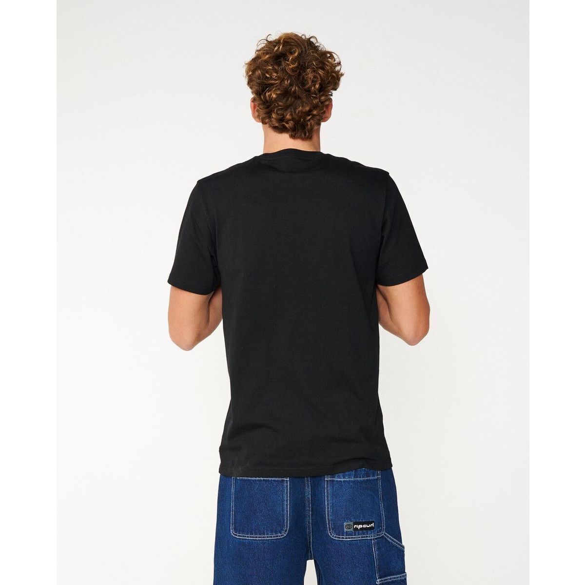 RipCurl Wettie Icon Tee black (0090) XL 10VMTE-0090-XL