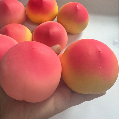 JoyToys Peach Stress Toy Squishy Fidget For Anxiety Relief And Desk Relaxation pink