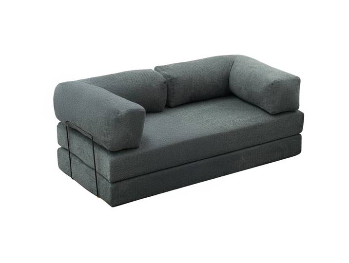 Bettsofa Foldbar grün Polyester B 190 T 95 cm - Bettsofa