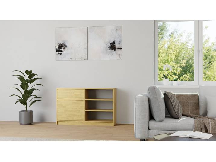 Lusini Sideboard Eiche Natur geölt