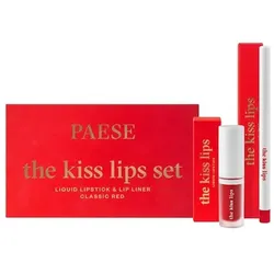 Paese, Lippenstift + Lipgloss, Paeseset The Kiss Lips Lippenstift 06 Klassisch Rot - 34ml (06 Classic Red)