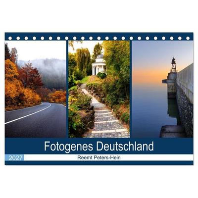 Fotogenes Deutschland (Tischkalender 2027 DIN A5 quer), CALVENDO Monatskalender